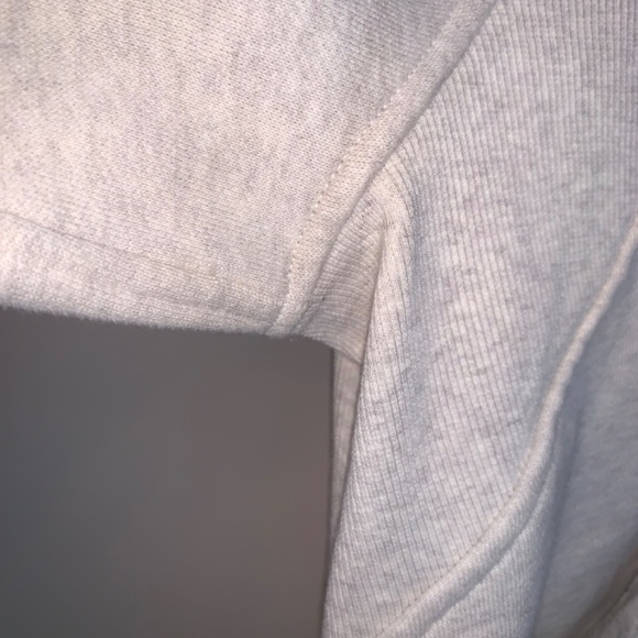 Lululemon Scuba Oversized 1/2 Zip Hoodie Heathered Core Ultra Light Grey - Picture 7 of 14